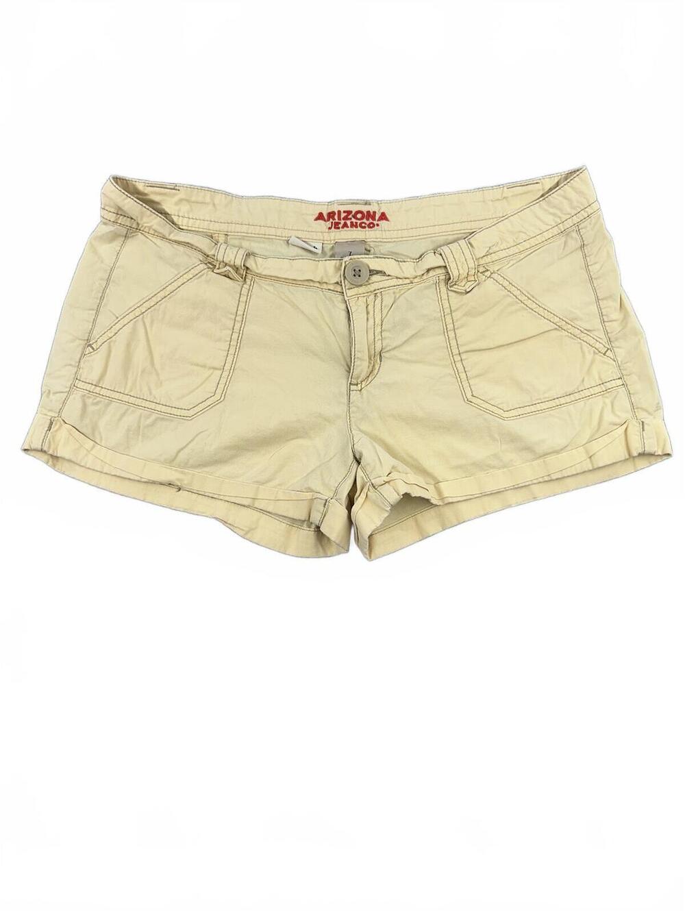 Arizona Jean Co. Beige Stretch Cotton Shorts